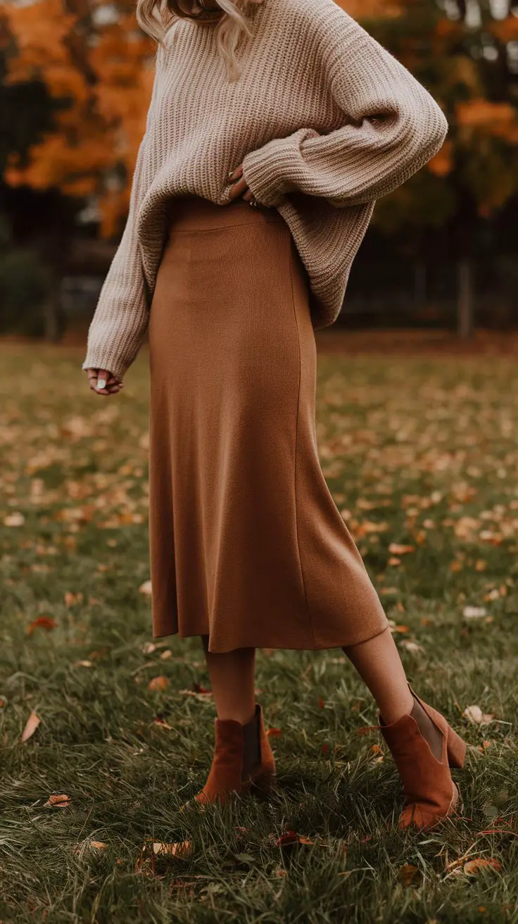 The “Cozy Fall Vibes” Ensemble (Pumpkin Spice Energy Activated)