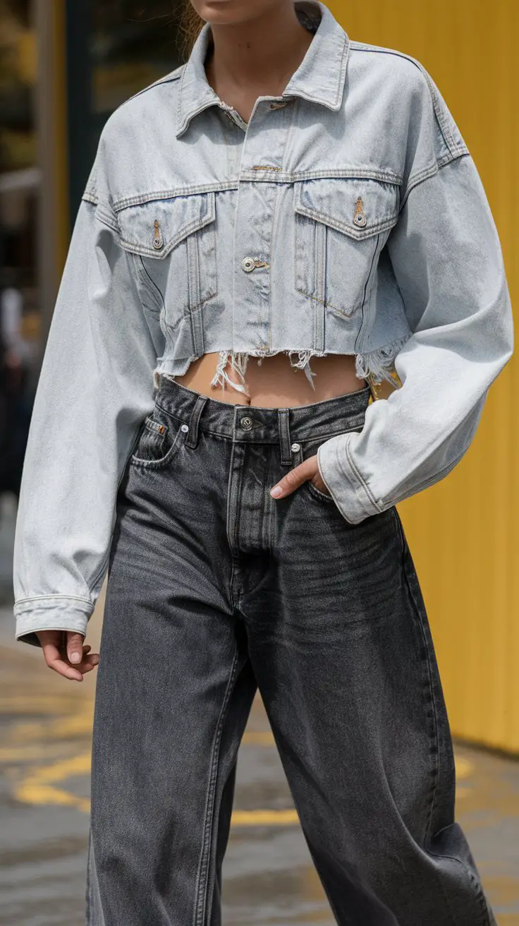 The Denim-on-Denim Daredevil (Because Double Denim Is Back and Better)