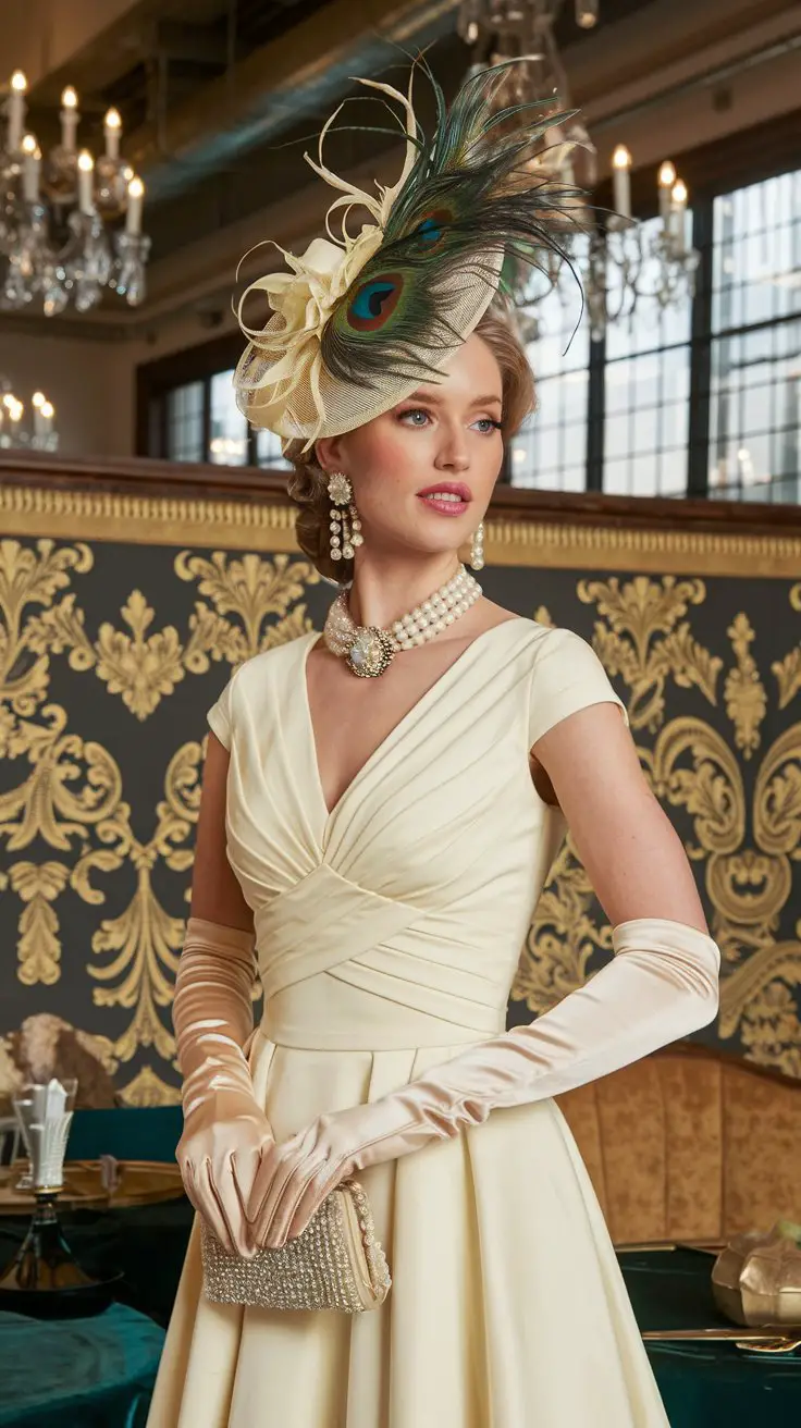The Feathered Fascinator Look