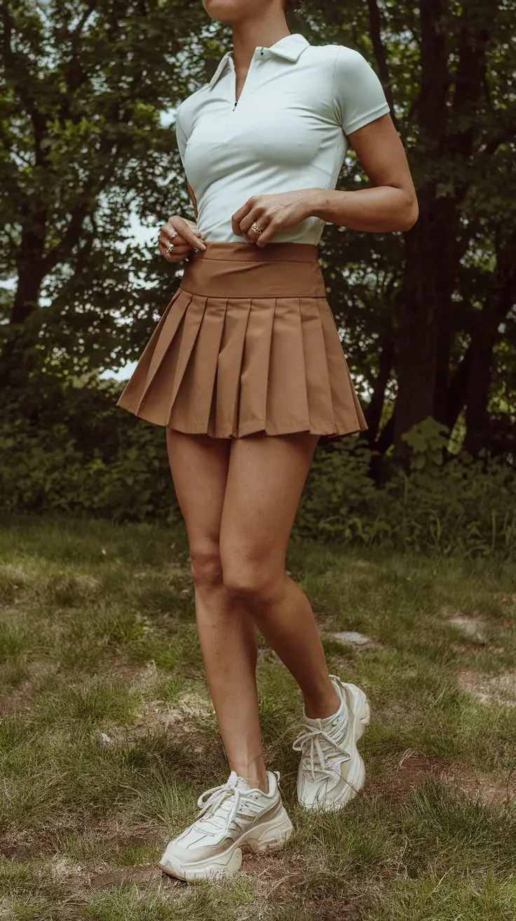 The “Sporty Spice Remix” Look (Athletic Meets Chic)