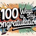 Ways to Say Congratulations