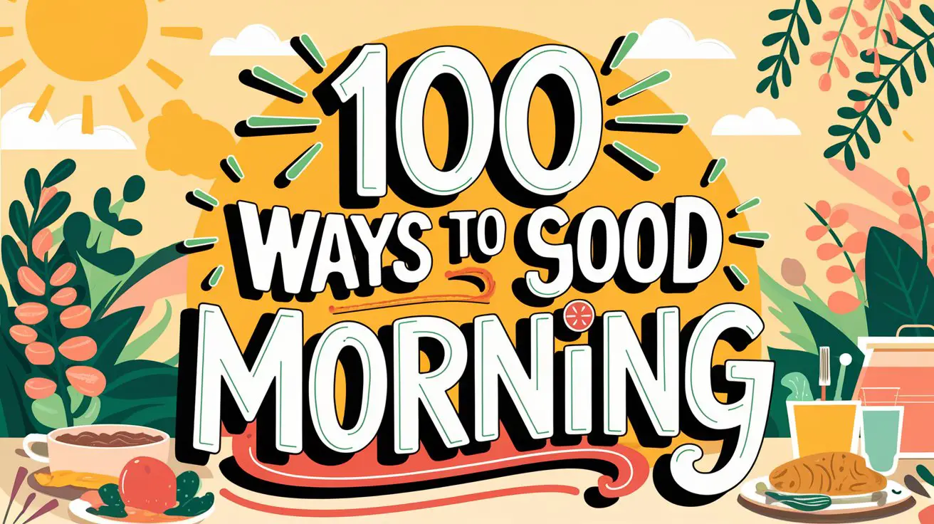 Ways to Say Good Morning