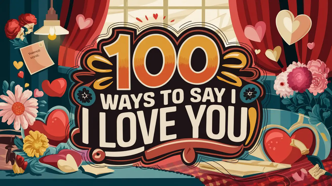 Ways to Say I Love You