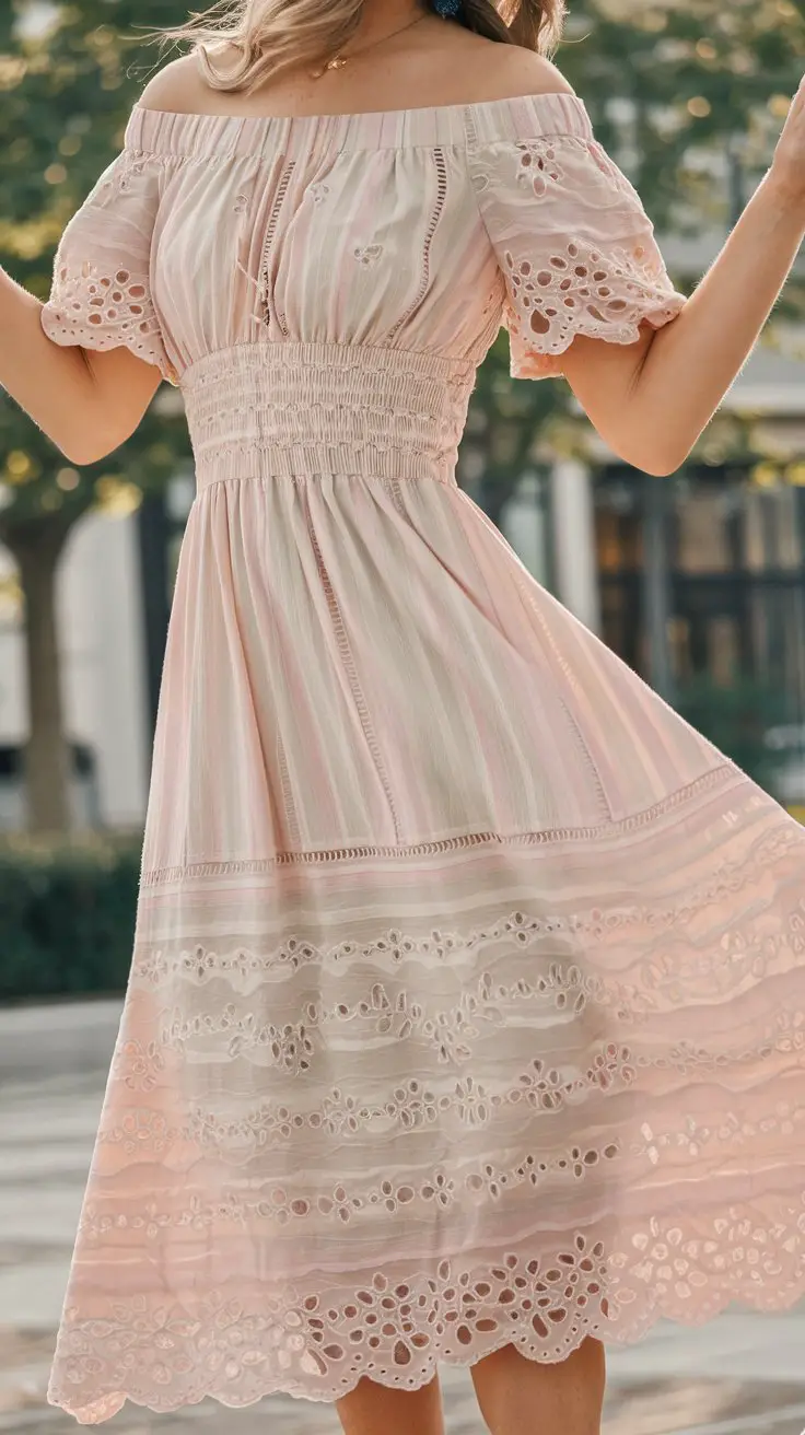 The Romantic Off-Shoulder Sundress (Shoulders Out, Confidence Up)