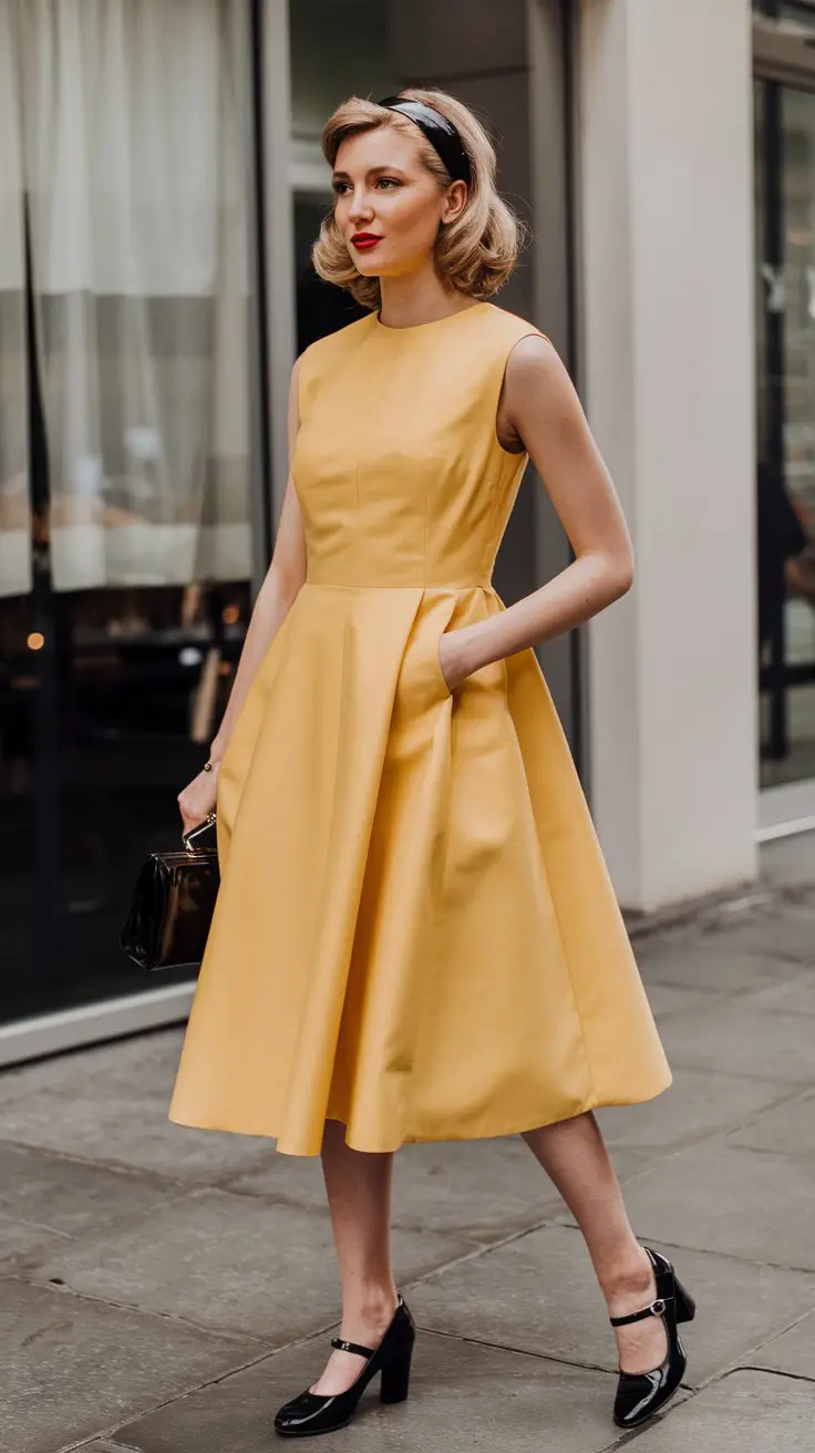 The Shift Dress with Mary Janes (Simple but SO Chic)