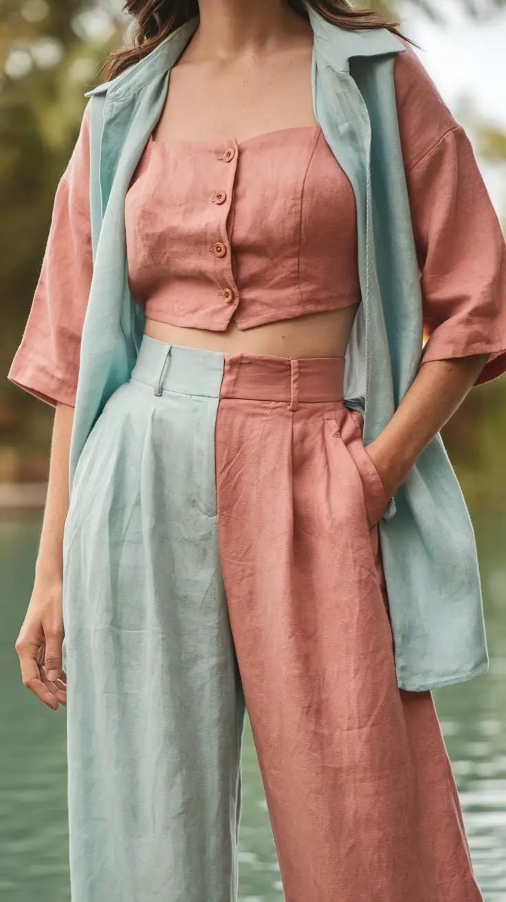 The Two-Piece Linen Set (Coordinated But Make It Fashion)