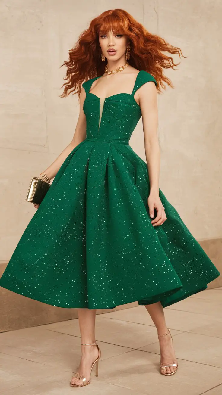 The Classic Emerald Green Moment (Because Color Theory Never Lies)
