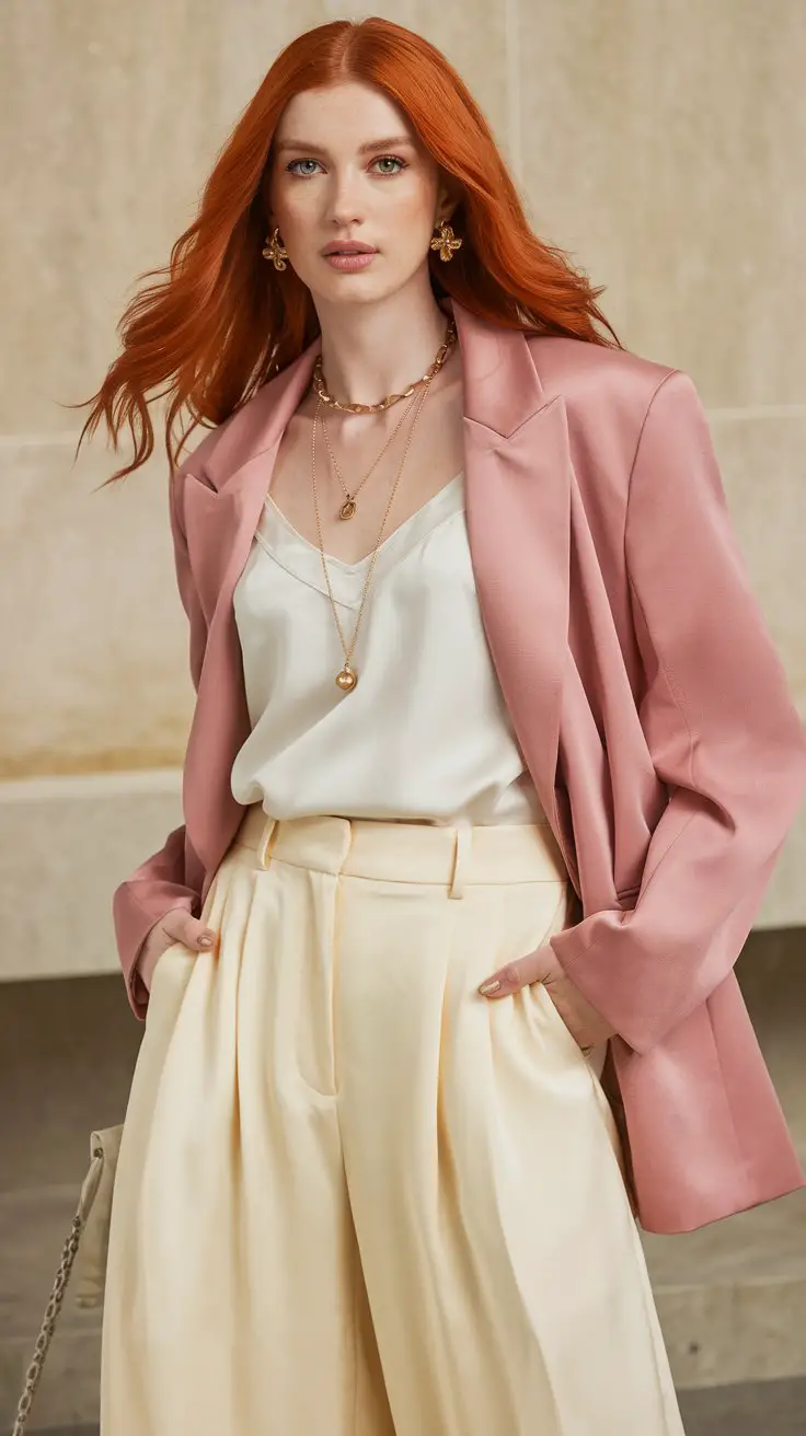 The Soft Pink Power Move (Yes, Pink and Red CAN Be Friends!)