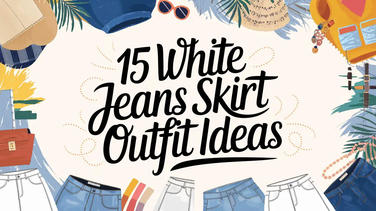 White Jeans Skirt Outfit