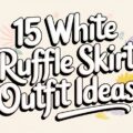 White Ruffle Skirt Outfit Ideas