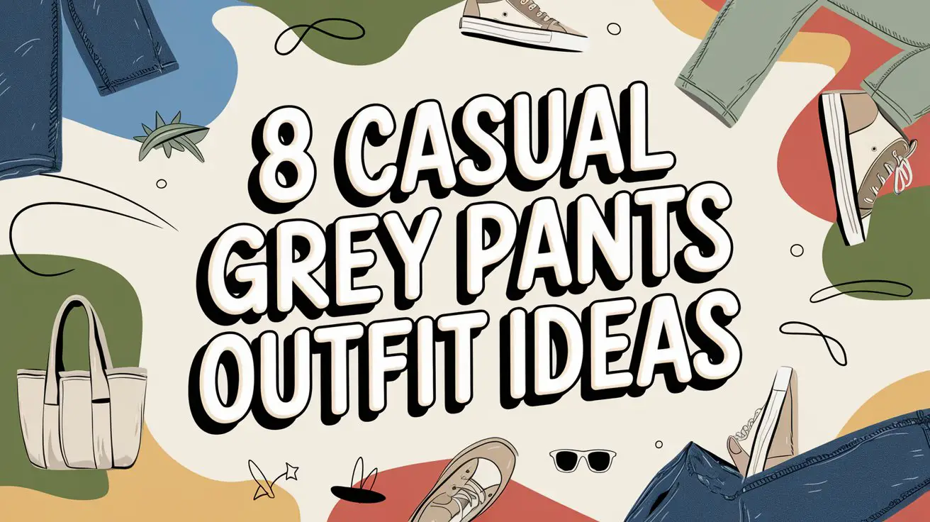 8 Casual Grey Pants Outfit Ideas