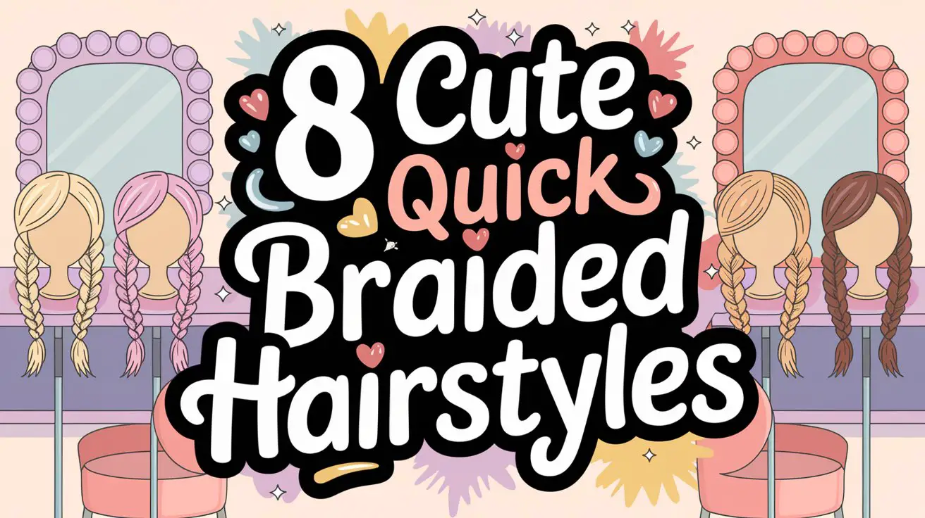 8 Cute Quick Braided Hairstyles