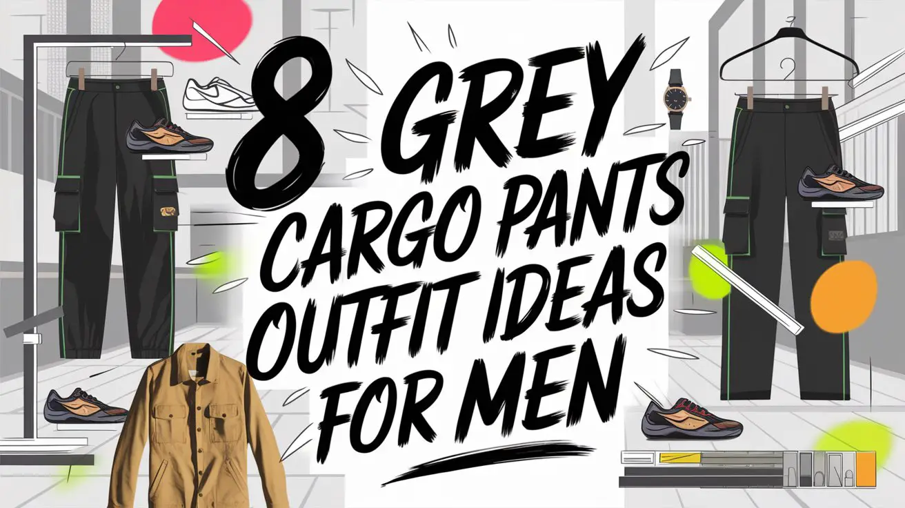 8 Grey Cargo Pants Outfit Ideas for Men