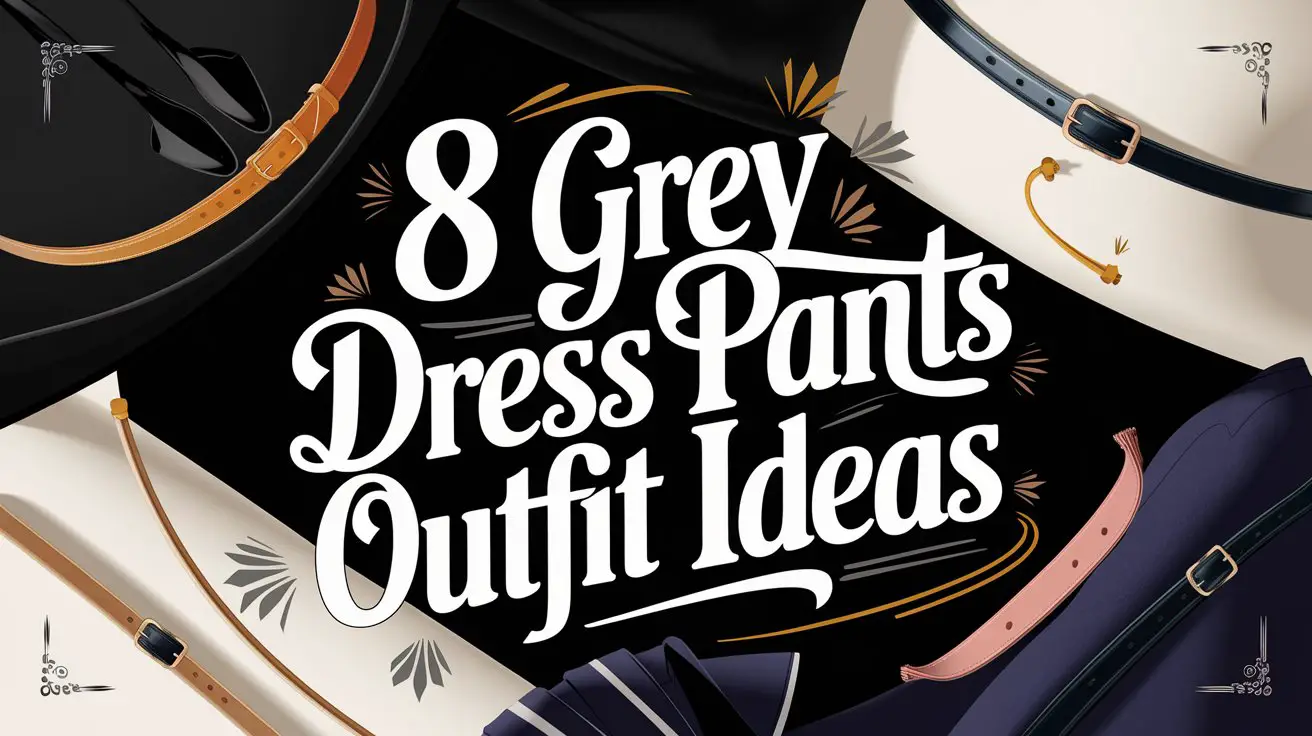 8 Grey Dress Pants Outfit Ideas
