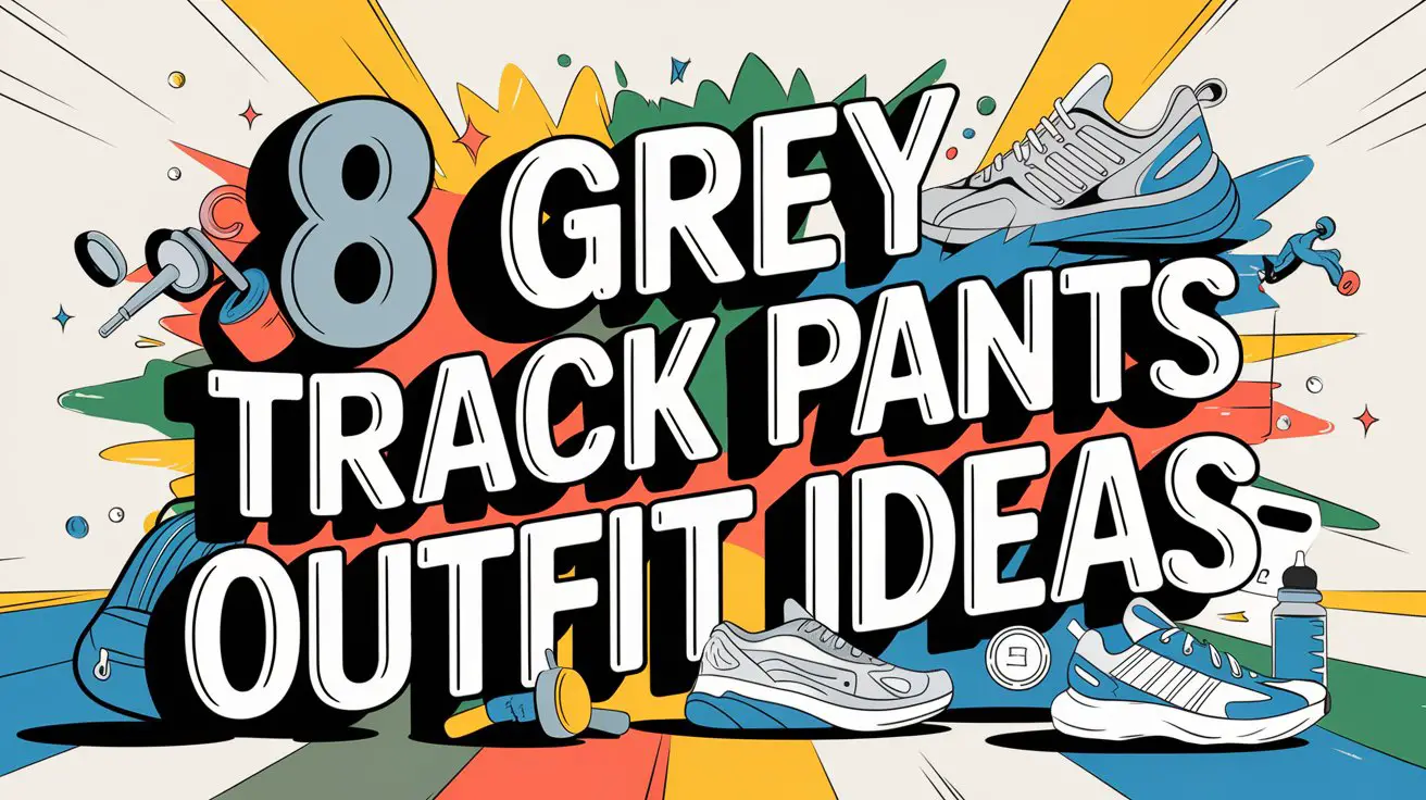 8 Grey Track Pants Outfit Ideas