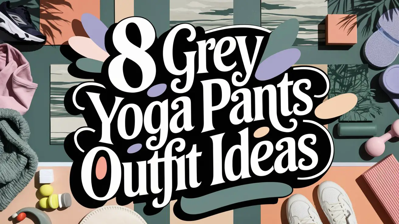8 Grey Yoga Pants Outfit Ideas