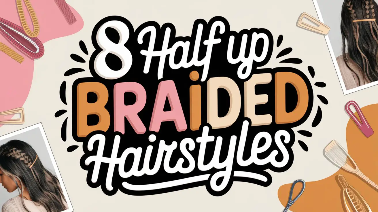 8 Half Up Braided Hairstyles