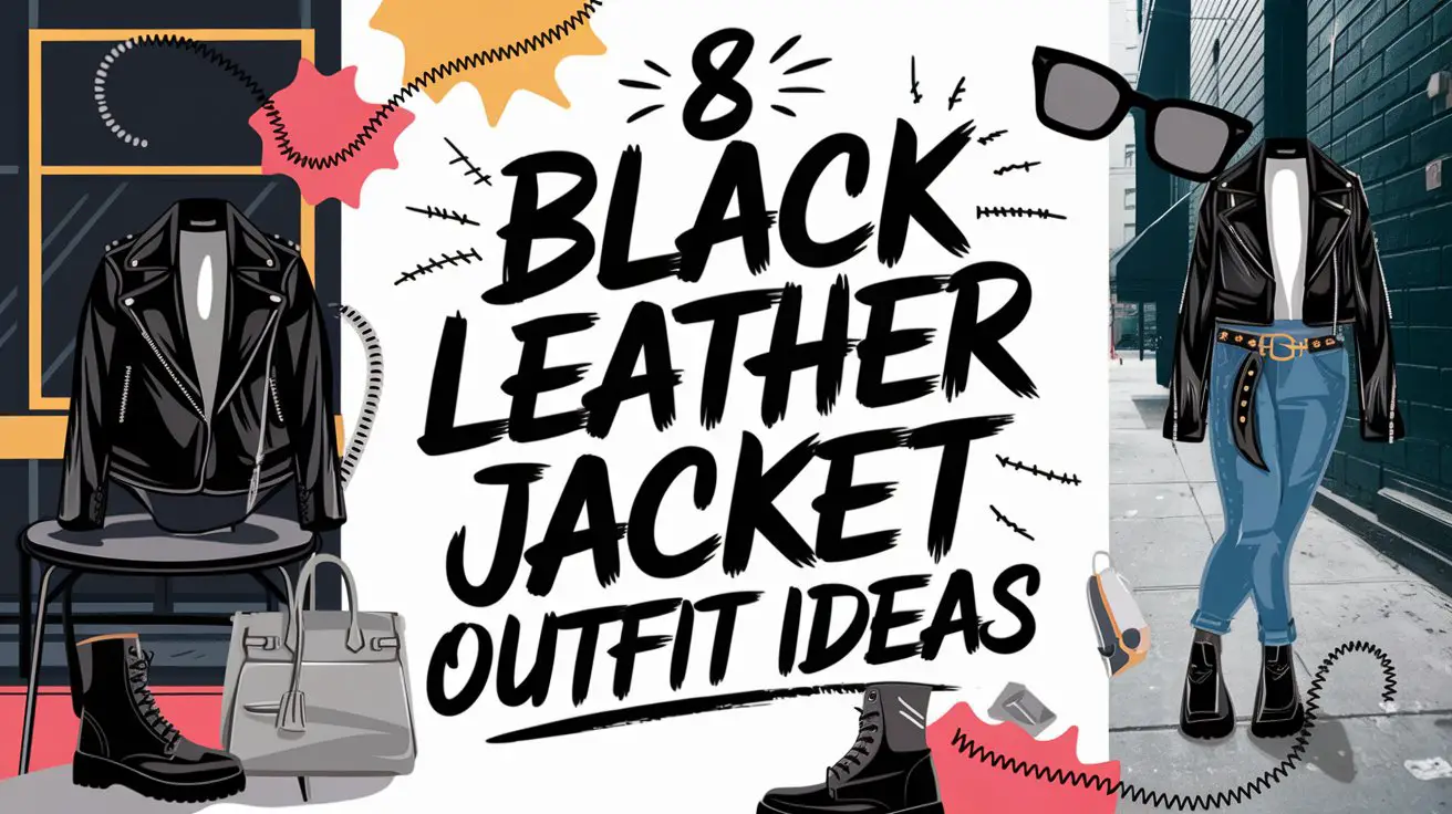 Black Leather Jacket Outfit Ideas