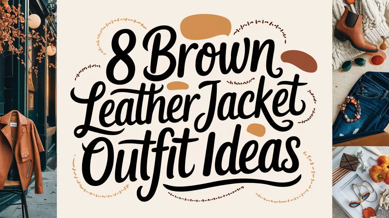 Brown Leather Jacket Outfit Ideas