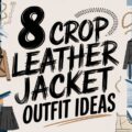 Crop Leather Jacket Outfit Ideas