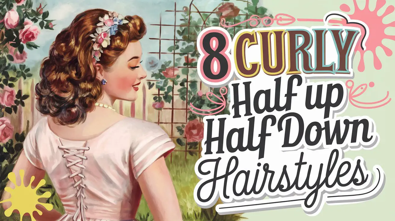 Curly Half Up Half Down Hairstyles