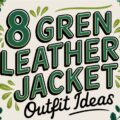 Green Leather Jacket Outfit Ideas