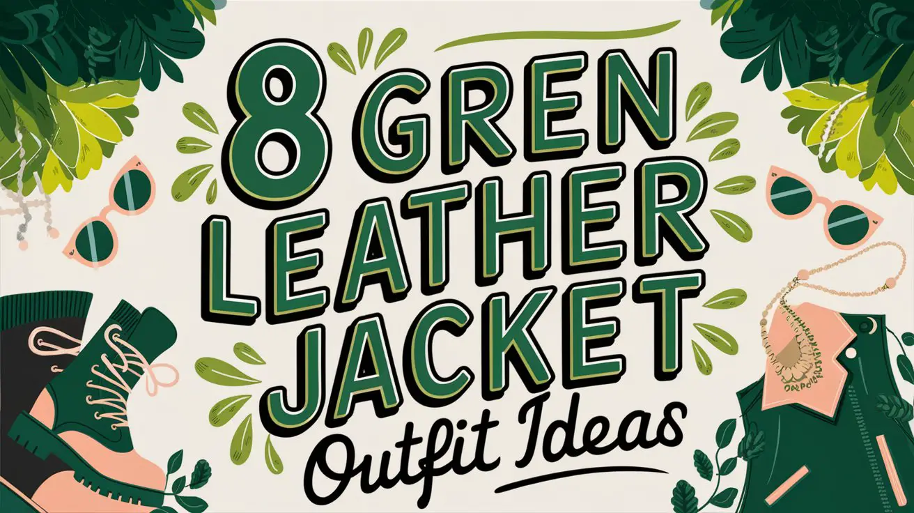 Green Leather Jacket Outfit Ideas