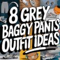Grey Baggy Pants Outfit Ideas