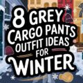 Grey Cargo Pants Outfit Ideas for Winter