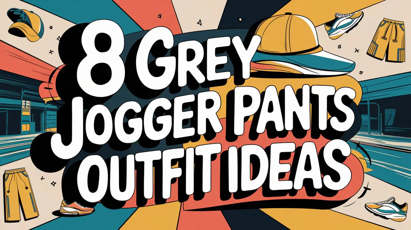 Grey Jogger Pants Outfit Ideas