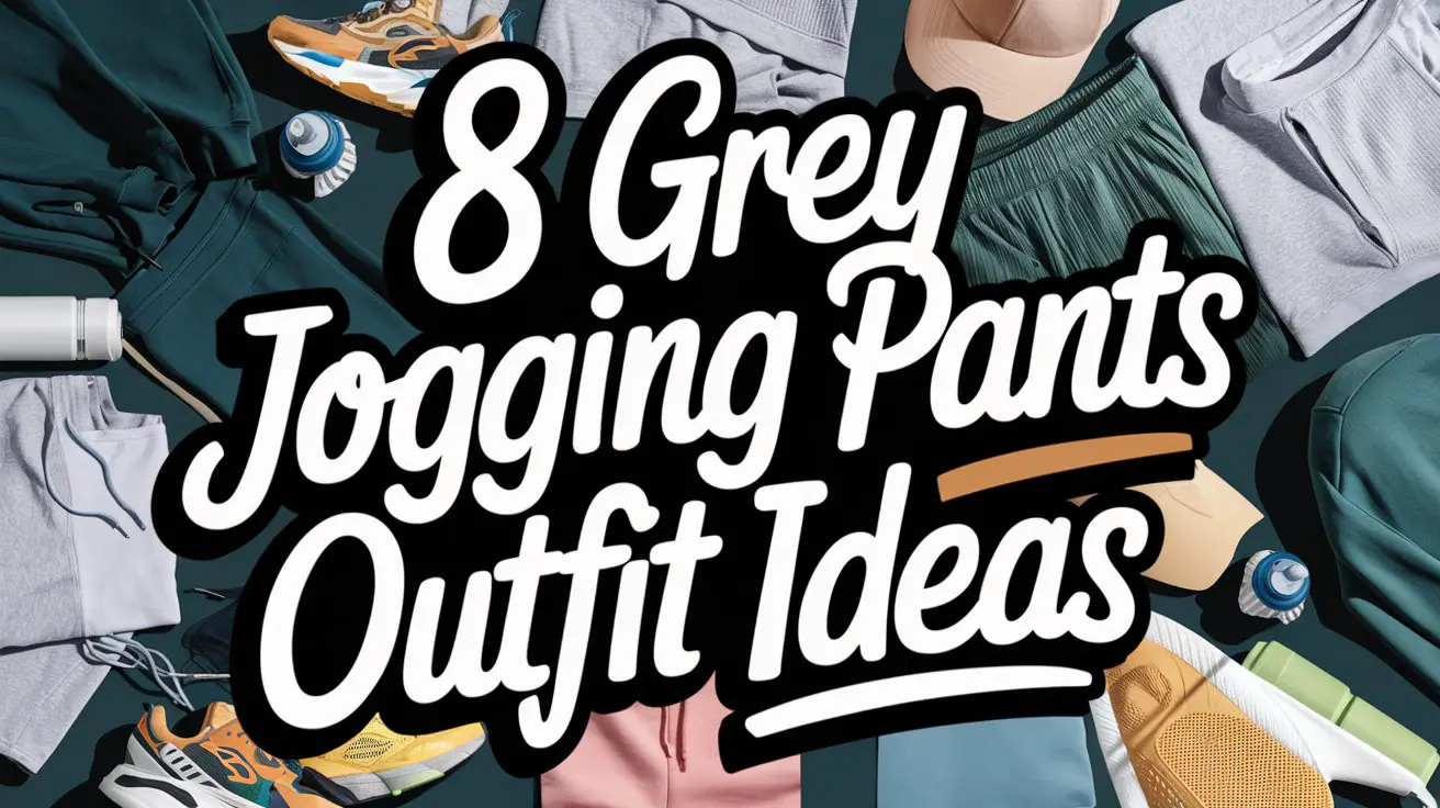 Grey Jogging Pants Outfit Ideas
