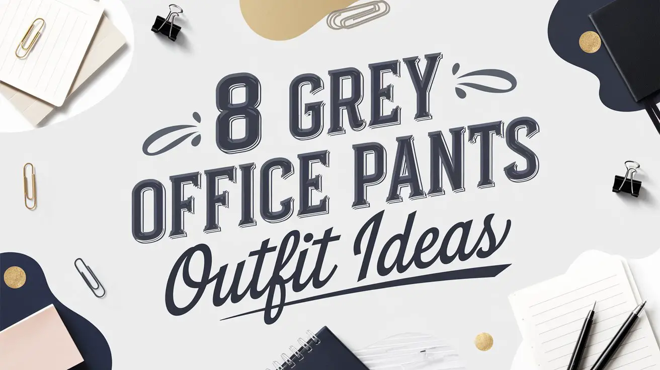 Grey Office Pants Outfit Ideas