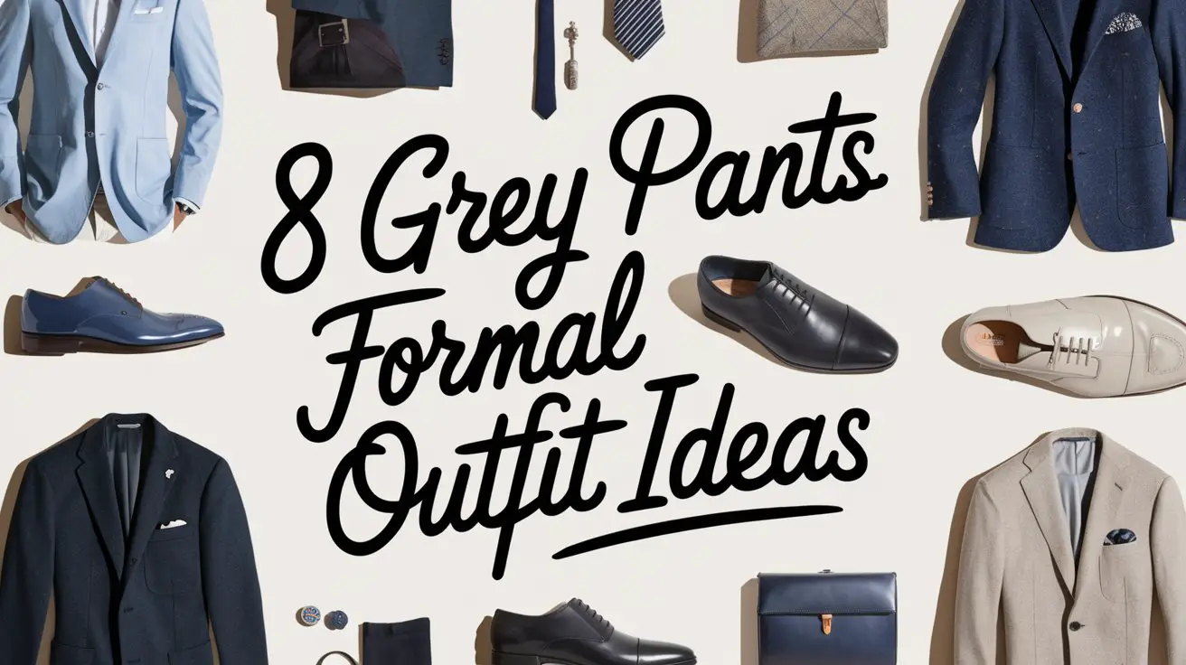 8 Grey Pants Formal Outfit Ideas That Elevate Evening Style
