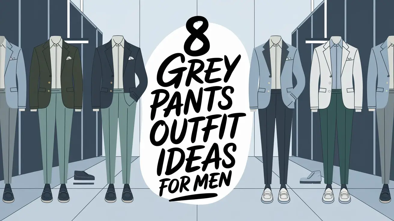 Grey Pants Outfit Ideas for Men