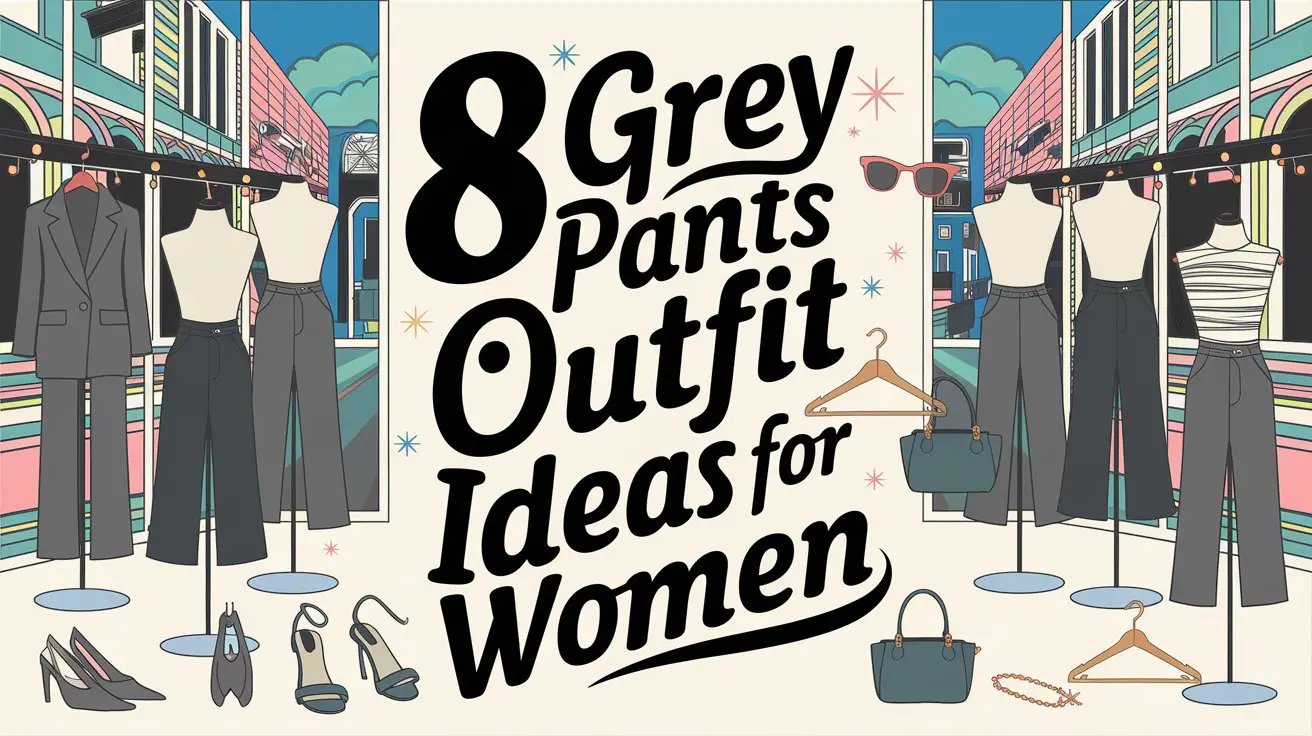 Grey Pants Outfit Ideas for Women
