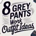 Grey Pants Work Outfit Ideas
