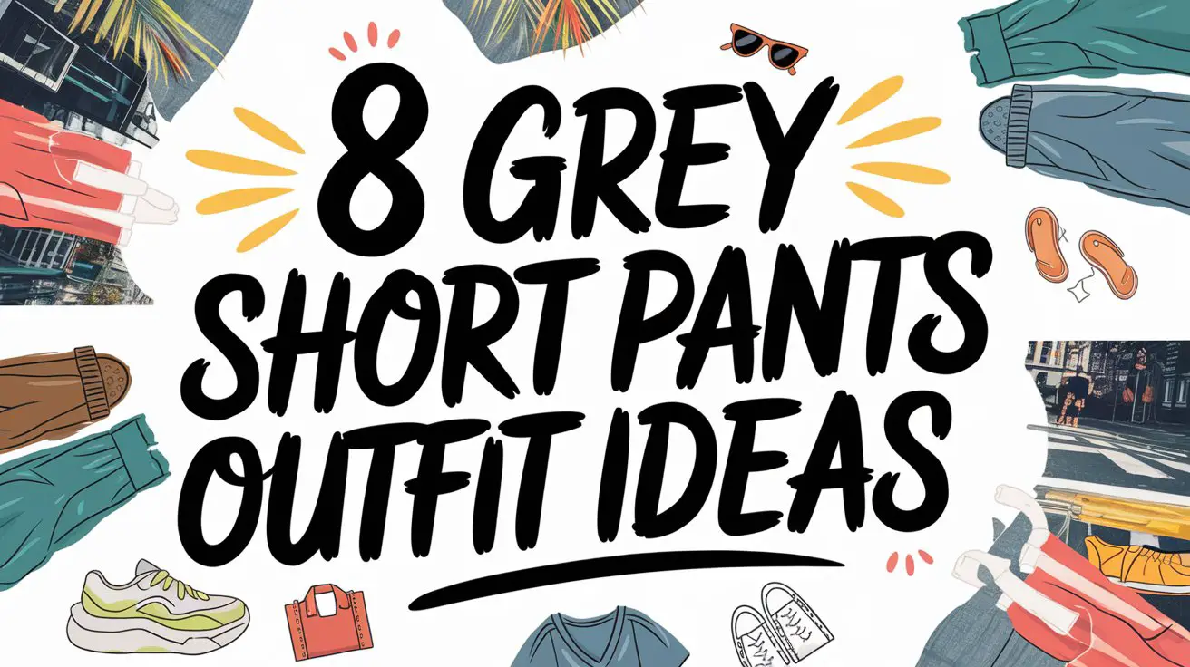 Grey Short Pants Outfit Ideas