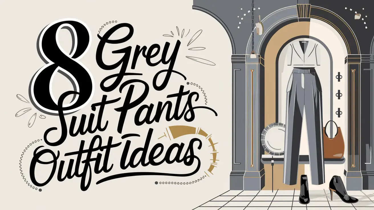 Grey Suit Pants Outfit Ideas