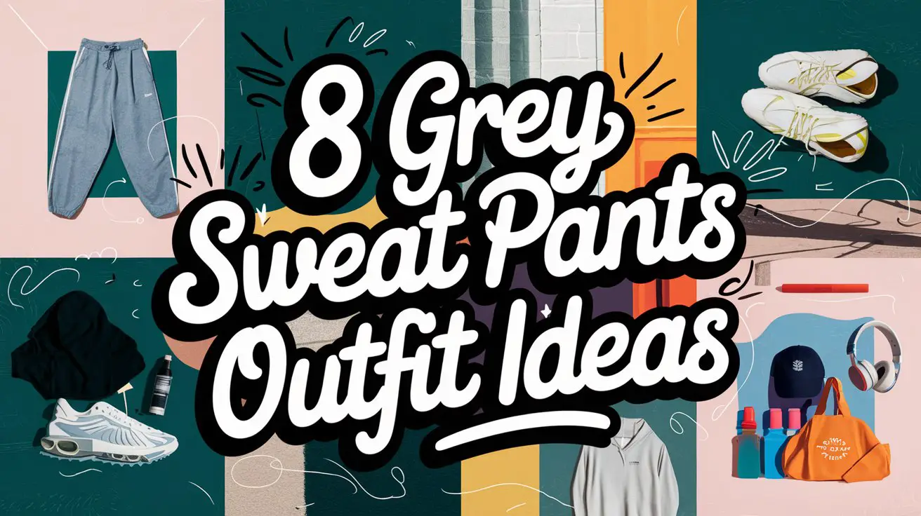 Grey Sweat Pants Outfit Ideas
