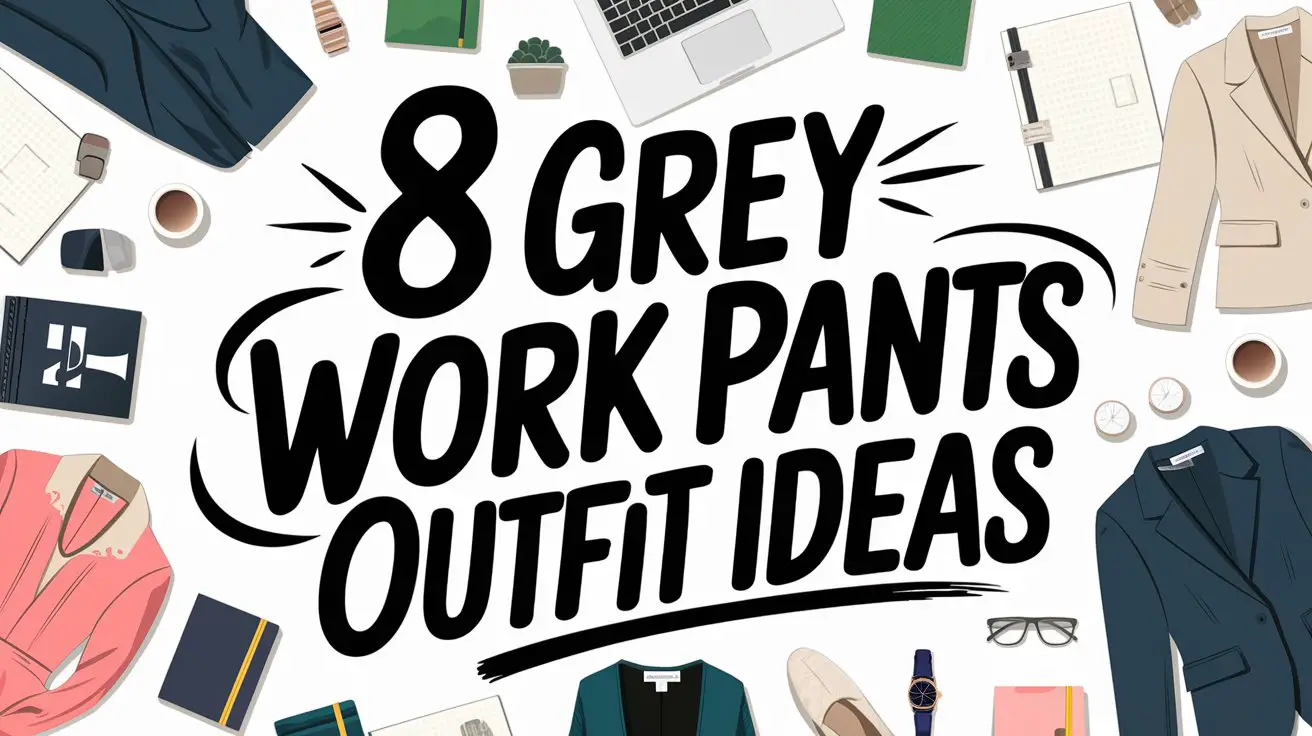 Grey Work Pants Outfit Ideas