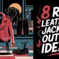 Red Leather Jacket Outfit Ideas