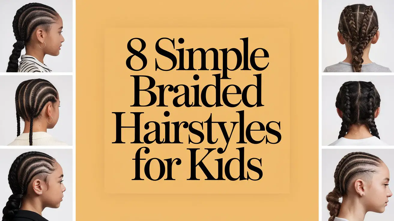 Simple Braided Hairstyles for Kids