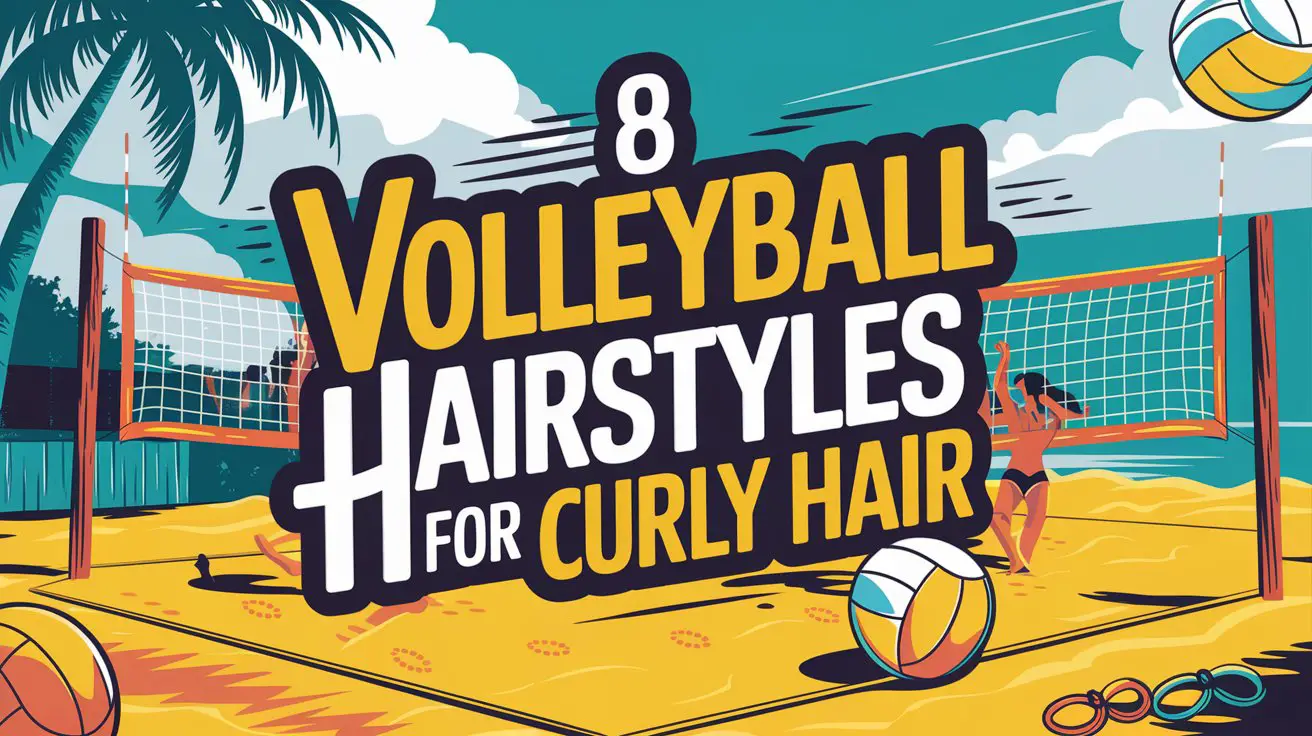 Volleyball Hairstyles for Curly Hair