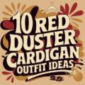 Red Duster Cardigan Outfit Ideas